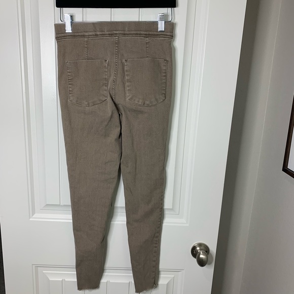 Free People easy going jeggings khaki size 26 - Picture 5 of 9